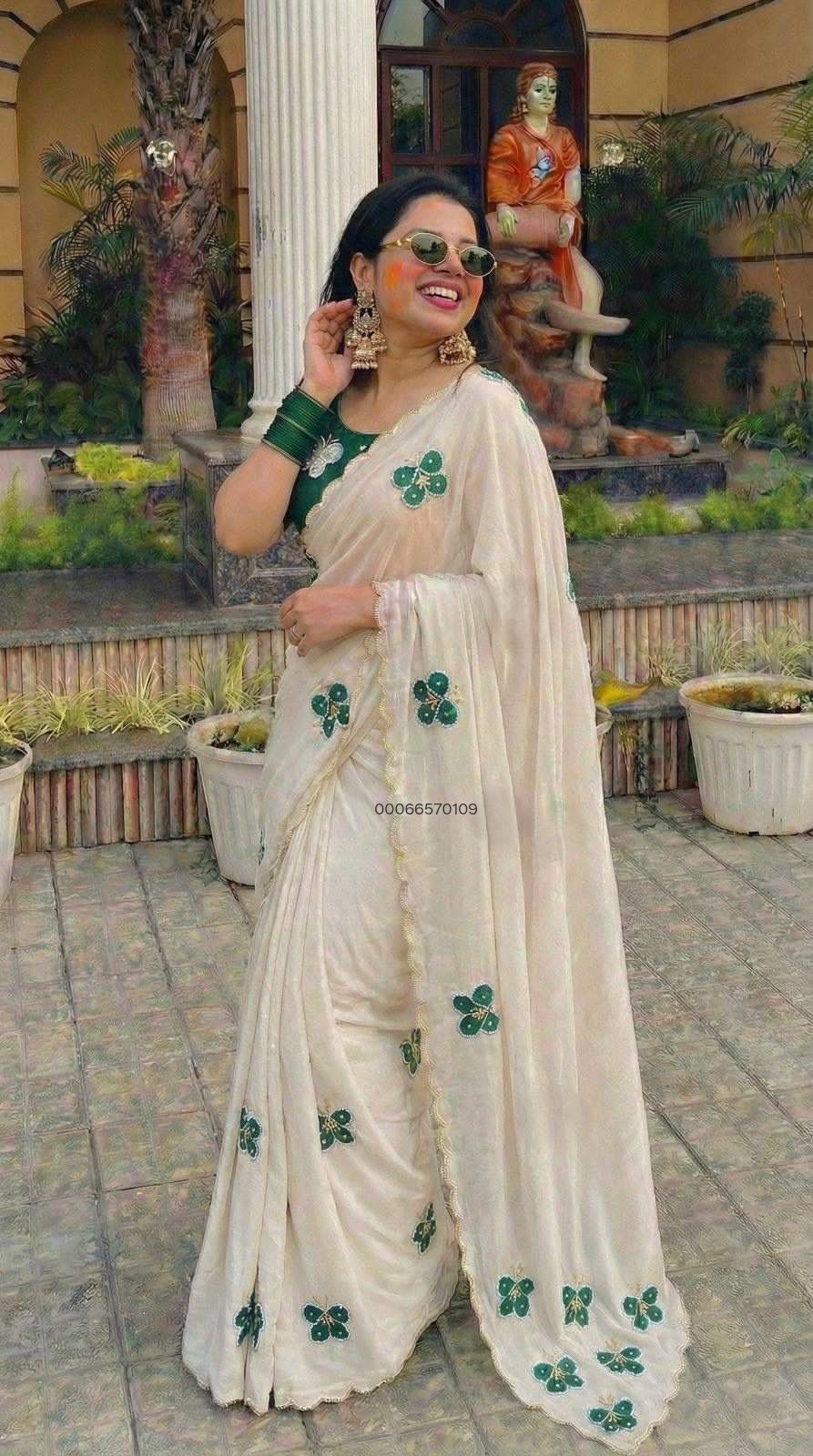 Partywear saree