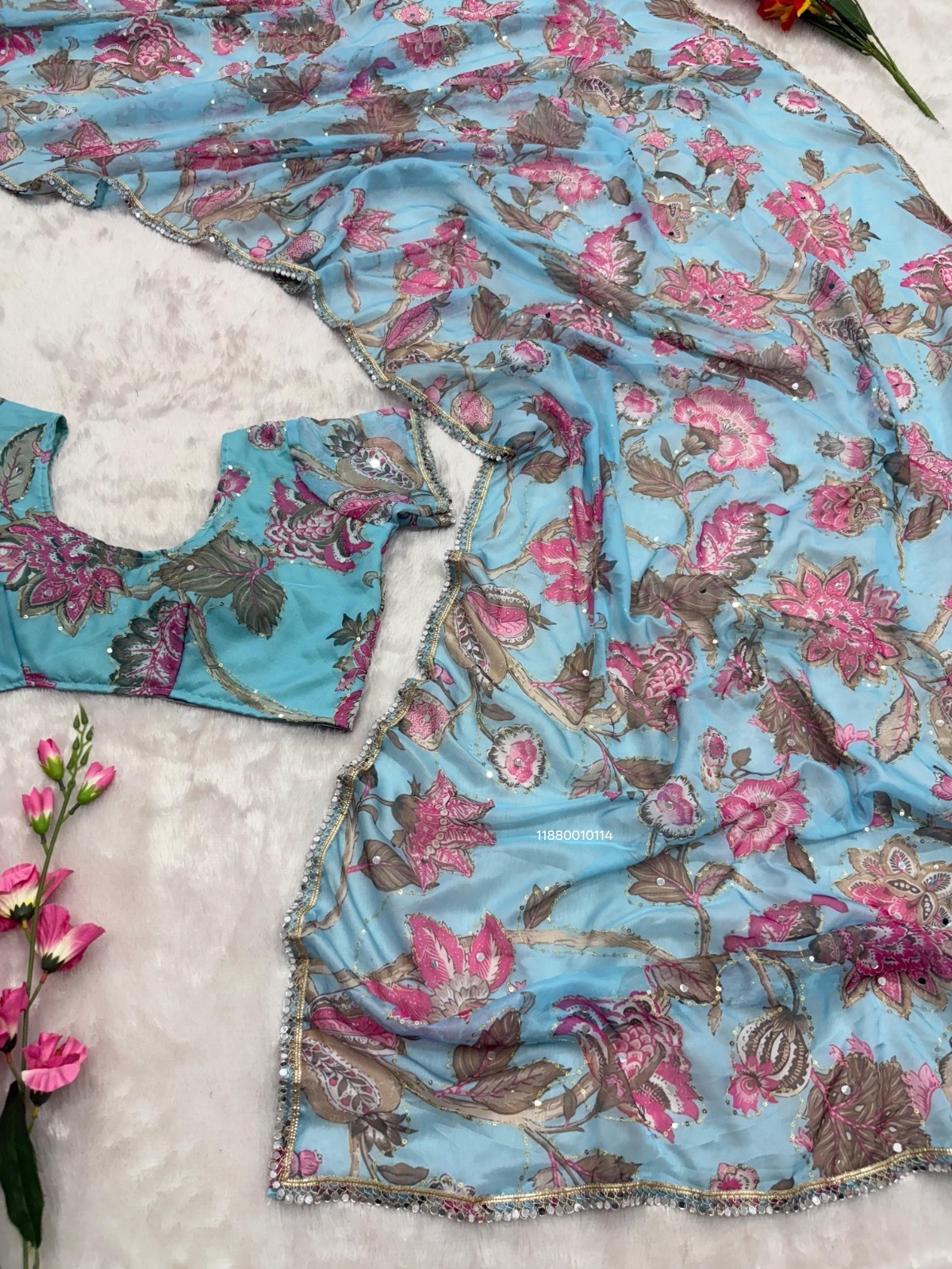 Partywear saree